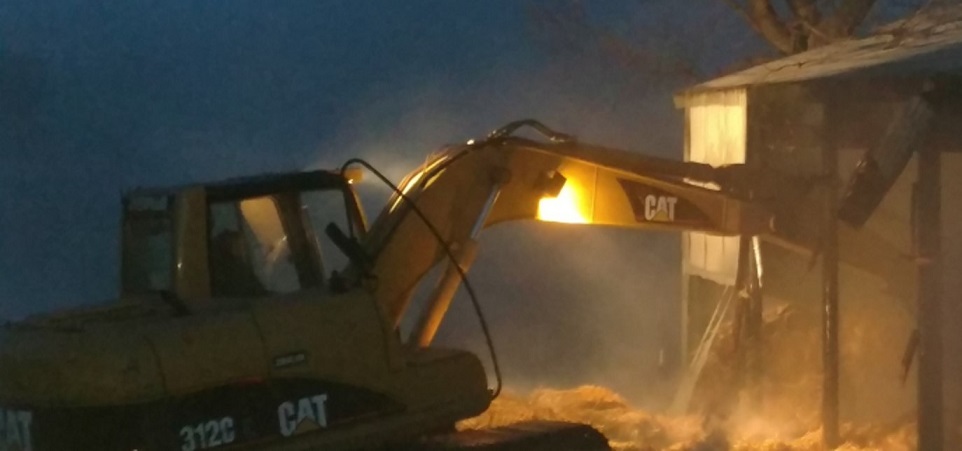 Demolition of outbuilding